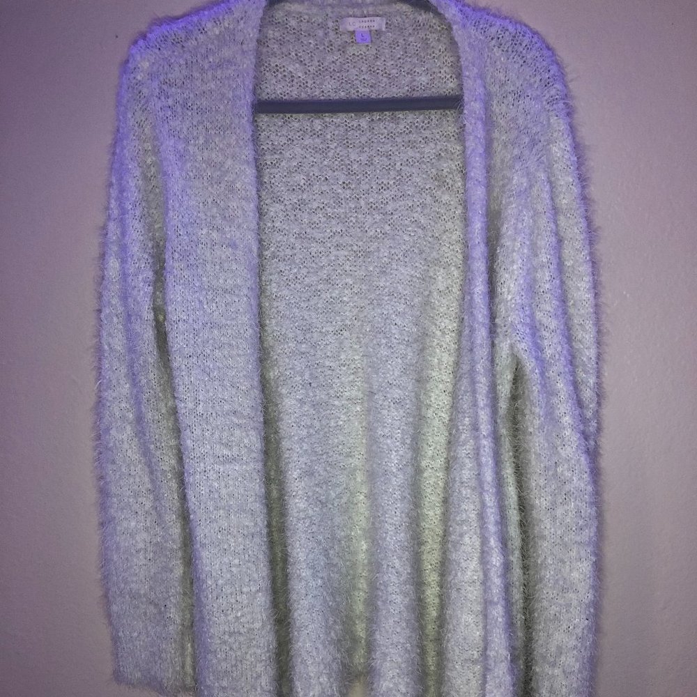 Fuzzy cardigan